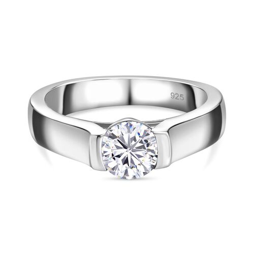 Moissanit Ring - 0,73 ct. image number 0