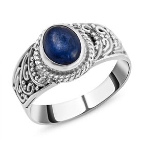 Royal Bali - Kyanit Ring, 925 Silber (Größe 16.00) ca. 1,90 ct