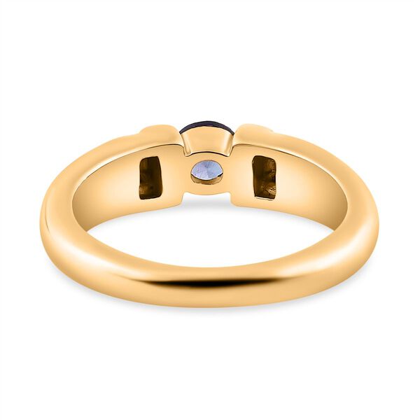 Tansanit und Zirkon Ring - 0,52 ct. image number 5