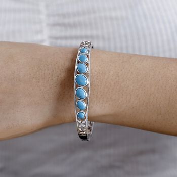 AA Amerikanischer nat&uuml;rlicher Sleeping Beauty T&uuml;rkis Armreif, 19 cm - 5,56 ct.