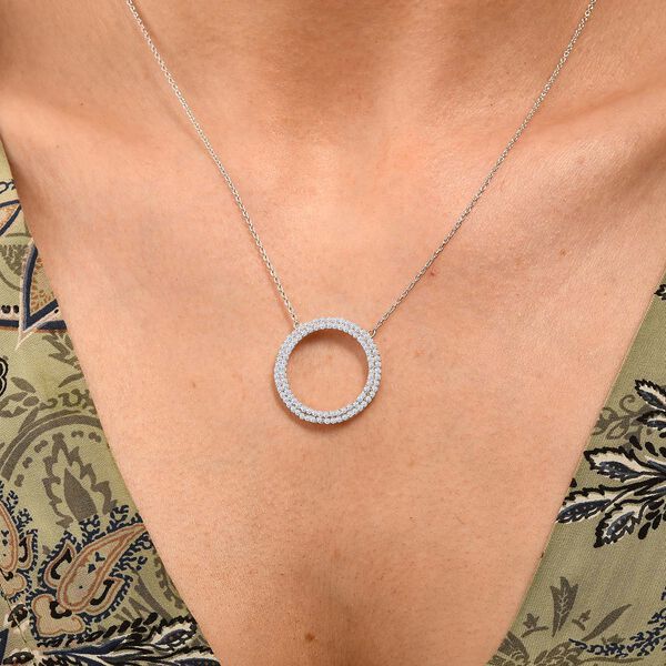 LUXURIANT SI-FG Labor Diamant Halskette, 45 cm - 1 ct. image number 5