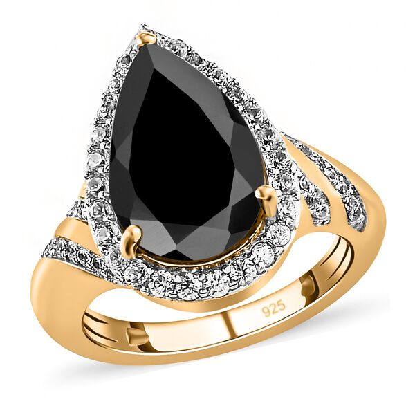 Elite Shungit und Zirkon Ring - 3,49 ct. image number 4