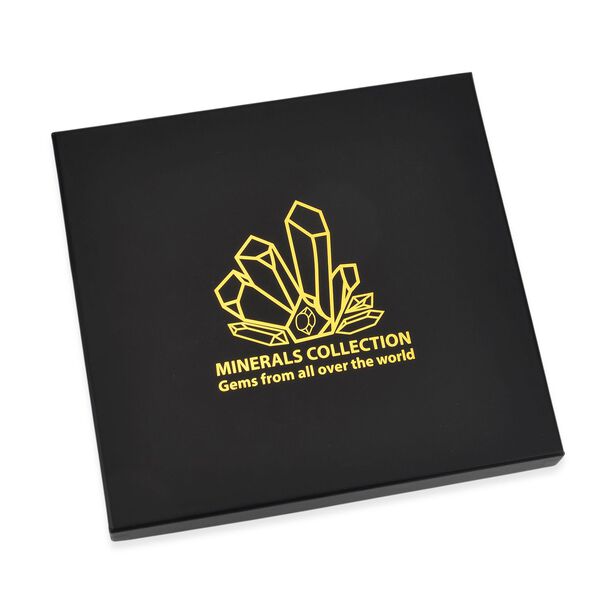 LIVMORE Mineralien Sammlung Set 45 teilig mit Bergkristall und Lupe, Mehrfarbig image number 10