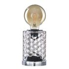 Vintage Edison Lampe aus Glas, Rosenholz image number 1