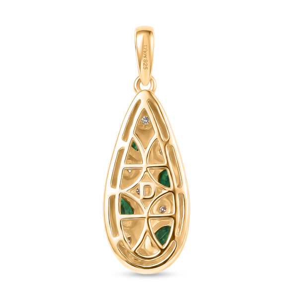 D'Joy Socoto Smaragd und Zirkon Anh&auml;nger - 0,63 ct. image number 5