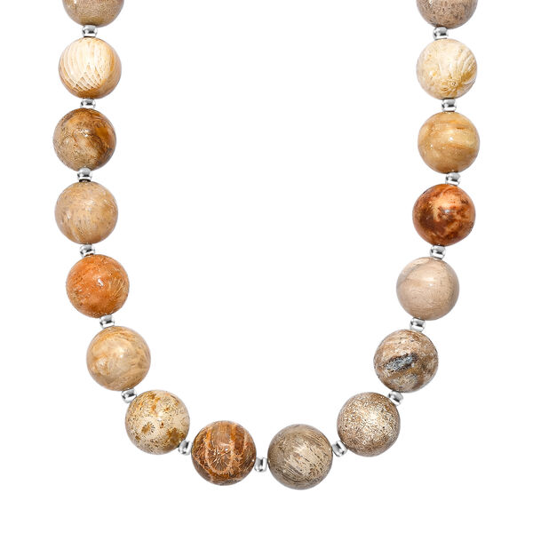 EverTrue mehrfarbige fossile Koralle 45cm Halskette - 350 ct.