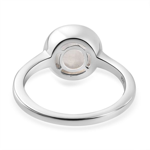 Regenbogen Mondstein Ring, ca. 2,29 ct. image number 7