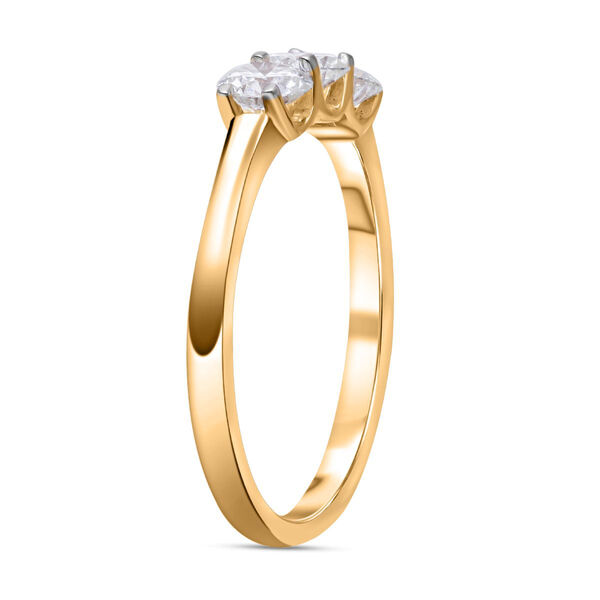 LUXURIANT IGI zertifizierter SI GH Labor Diamant Ring - 1 ct. image number 4