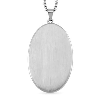 Bild Jasper Halskette ca. 60 cm Reiner Edelstahl ca. 60,80 ct