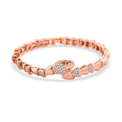 Wei&szlig;er Zirkonia Armband ca. 19 cm Nickelfreies Messing 2.00 ct