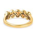 Salamanca Feueropal Ring, 925 Silber vergoldet (Größe 19.00), ca. 0.76 ct image number 5