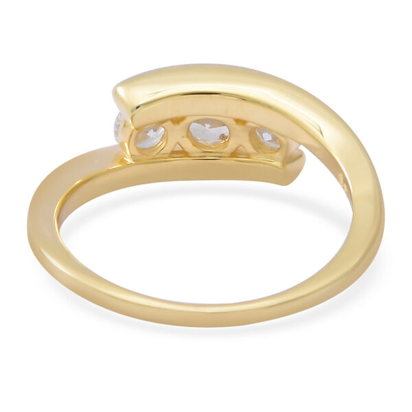 LUSTRO STELLA - Zirkonia-Ring, 925 Silber vergoldet  ca. 1,20 ct image number 4