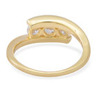 LUSTRO STELLA - Zirkonia Ring 925 Silber vergoldet (Größe 16.00) ca. 1,20 ct image number 3