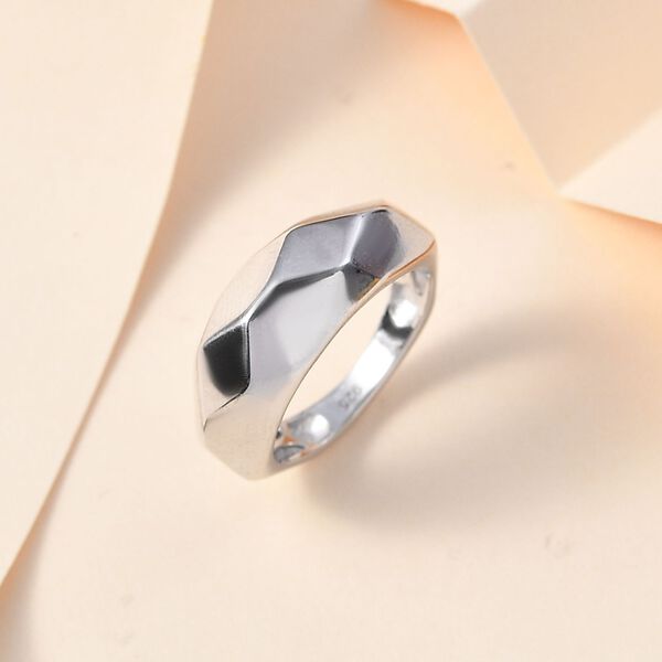 Ring, 925 Silber platiniert image number 2