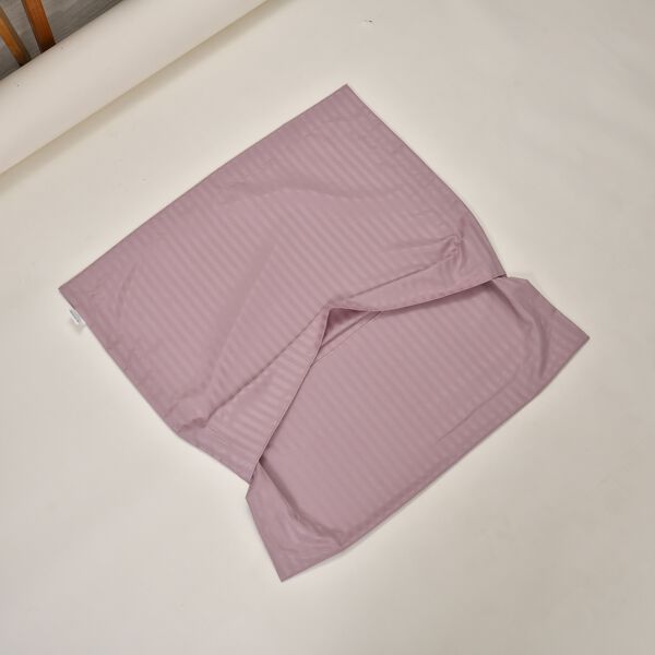 2-teiliges Bettw&auml;sche-Set mit vertikalem Streifenmuster, 135x200 cm und 80x80 cm, Rosa image number 9