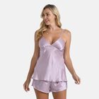 LA MAREY Signature - Seidentop aus 100% Maulbeerseide, Lila