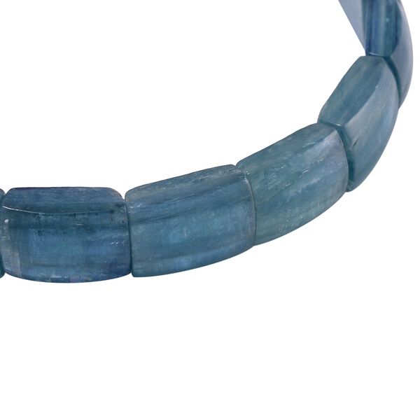 Blaugr&uuml;nes Kyanit flexibles Armband, ca. 95.00 ct image number 3