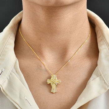 LUXURIANT SGL zertifizierter VS Labor wei&szlig;er Diamant Anh&auml;nger mit 50cm Kette - 0,50 ct.