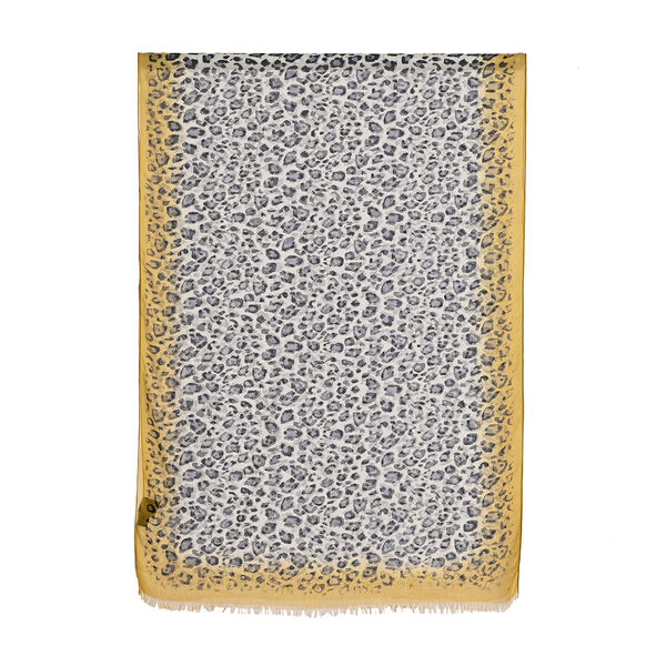 LA MAREY Signature Set mit Seidenschal und Seidentropfen-Ohrringen, 100% Maulbeerseide, 65 x 170 cm, Orange image number 5