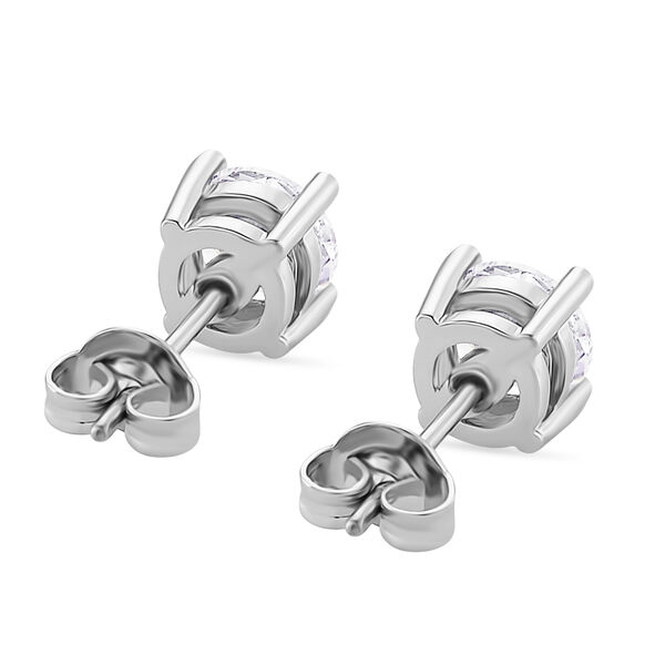 Wei&szlig;er Zirkonia Schmuckset Nickelfreies Messing rhodiniert image number 8