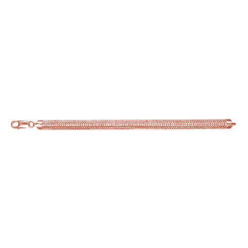 925 Silber rosévergoldet Armband ca. 19 cm ca. 14,65g image number 0