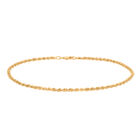 585 Gold Anklet ca. 25.5 cm ca. 1,00g