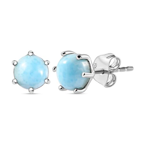 Larimar Ohrringe, ca. 2,20 ct. image number 0
