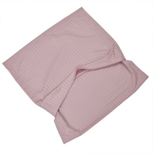 2-teiliges Bettwäsche-Set mit vertikalem Streifenmuster, 135x200 cm und 80x80 cm, Rosa image number 7