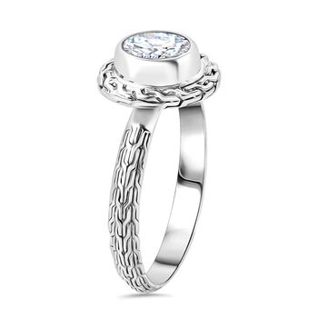 Royal Bali Kollektion- Moissanit Ring - 1,44 ct.