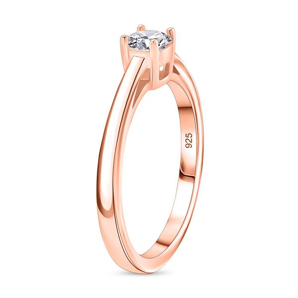 D'Joy GRA zertifiziertes Moissanit Schmuckset, 925 Silber rosévergoldet - 2 ct. image number 4