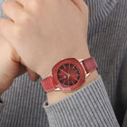 Strada - Elegante Damen-Uhr, PU-Leder Armband, wasserdicht, japanisches Uhrwerk, Rot image number 2