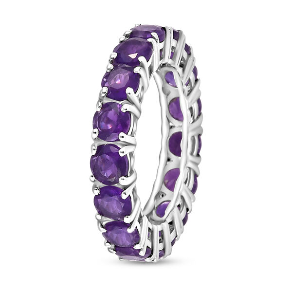 Lusaka Amethyst-Ring, 925 Silber platiniert  ca. 4,38 ct image number 4