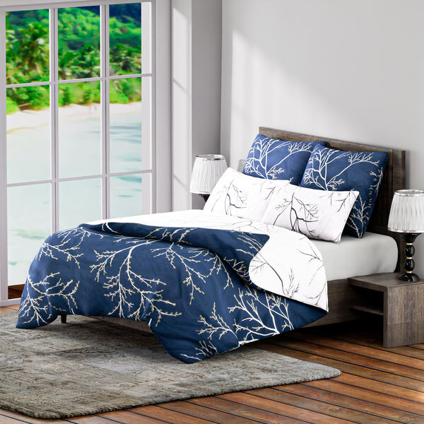 6er Set, Bettwäsche, 2 Deckenbezüge 135x200cm, 2 Kissenbezüge 40x80cm, 2 Kissenbezüge 80x80cm, weiß image number 0