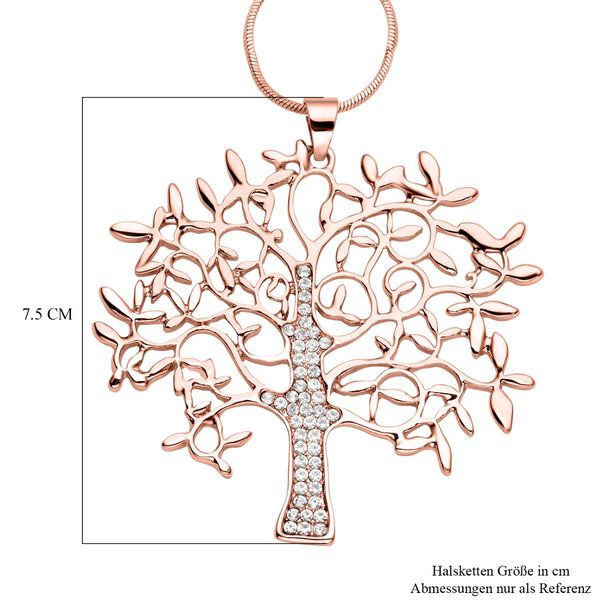 Wei&szlig;er Kristall-Anh&auml;nger mit Kette - 1,50 ct. image number 4