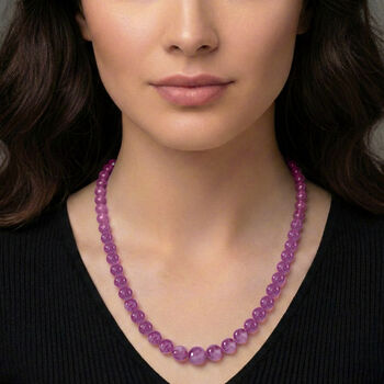 D'Joy Lila Lepidolith 50cm Halskette - 300 ct.