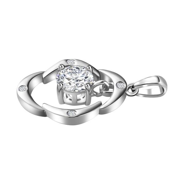 Moissanit Anhänger - 1,04 ct. image number 4