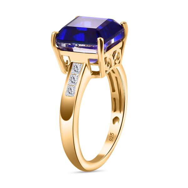 Tansanit-Farbe Quarz und Topas Ring - 5,88 ct. image number 5