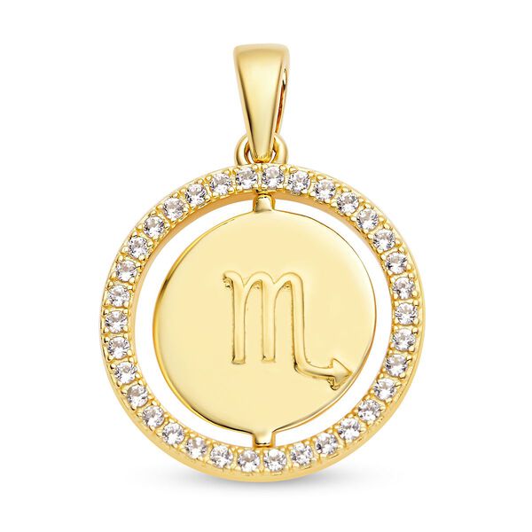 Weißer Zirkon Skorpion-Anhänger - 0,64 ct. image number 4