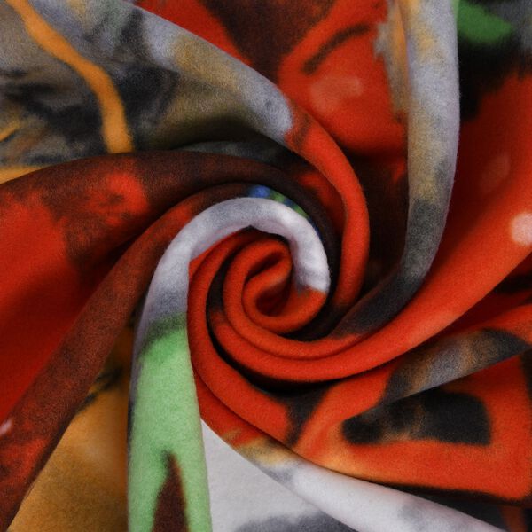 Weihnachtliche Fleecedecke mit mehreren Nikol&auml;usen image number 4