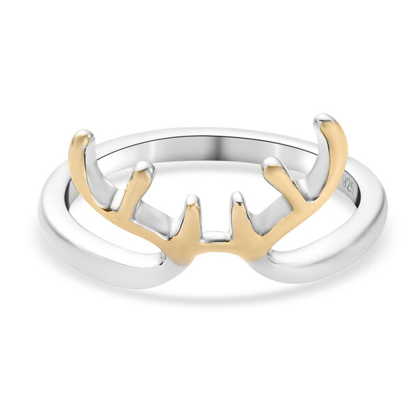 Ring 925 Silber Bicolor