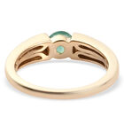 AAA Kagem sambischer Smaragd-Solitär-Ring in Gold image number 5