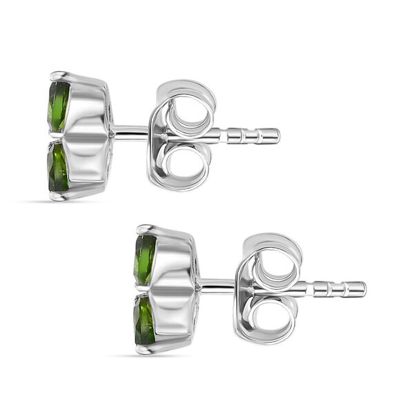 Nat&uuml;rlicher Chromdiopsid Schmuckset 925 Silber rhodiniert ca. 1,68 ct. image number 9