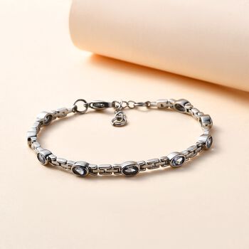 Tansanit Armband, 18cm - 2,68 ct.