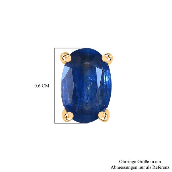 AA Nat&uuml;rliche Kaschmir Kyanit Ohrringe - 1,24 ct. image number 8