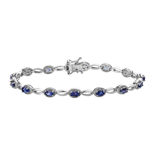 Tansanit 20cm Armband - 3,65 ct. image number 0