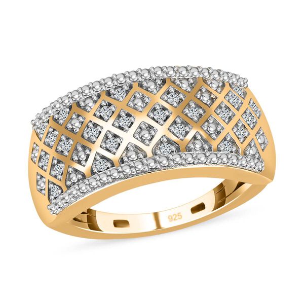 Wei&szlig;er Diamant-Ring - 0,10 ct. image number 4