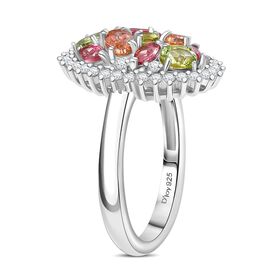 D'Joy AAA Multi-Calabar-Turmalin und Zirkon Ring - 1,91 ct.