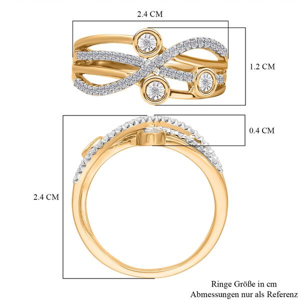 Wei&szlig;er Diamant-Ring, - 0,31 ct. image number 4