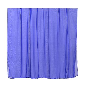 LA MAREY - 100% Maulbeeren-Seidenschal, Chiffon, 110x180 cm, k&ouml;nigsblau