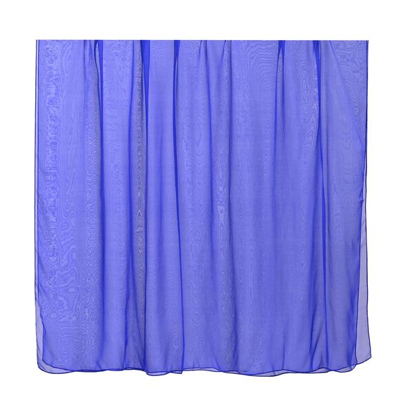 LA MAREY - 100% Maulbeeren-Seidenschal, Chiffon, 110x180 cm, k&ouml;nigsblau image number 2